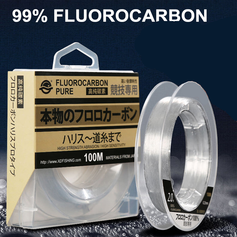 Ice Fishing Line - 99% żyłka wędkarska fluorowęglowa 100M japońska
